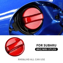 Red Real Hard   Car Fuel Tank Cap For  BRZ 2021 2022 2023 WRX STI XV Impreza For - £65.47 GBP