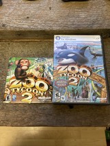 Zoo Tycoon 2 plus Marine Mania Expansion Pack PC CD-ROM Game Microsoft - £23.24 GBP