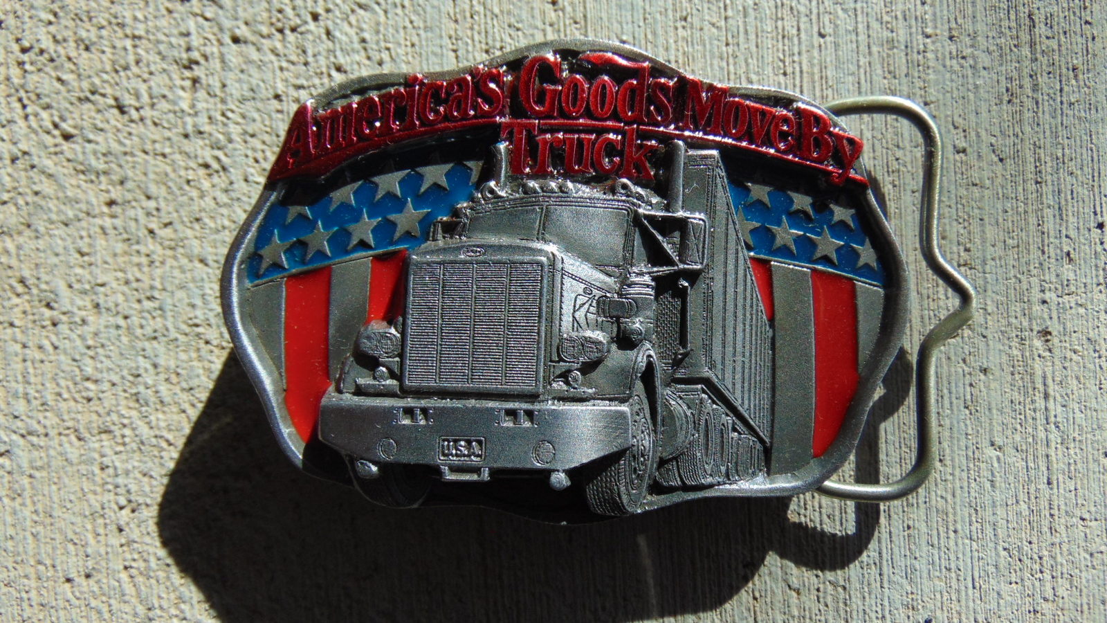 Americas Goods Move by Truck belt buckle- NEW - $17.95
