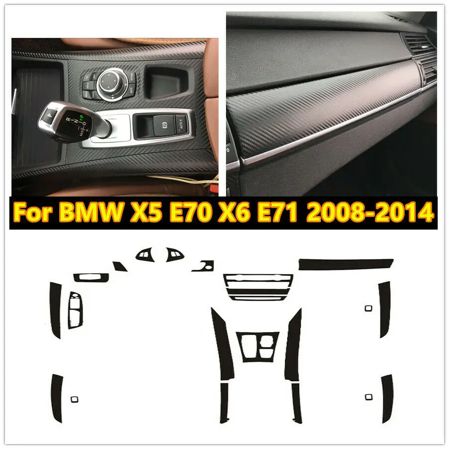 Car   Style Vinyl Interior Sticker Decal Trim Car Styling Accessories For  X5 E7 - £78.28 GBP