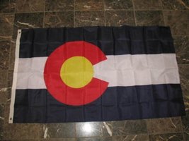 3x5 State of Colorado Flag 3x5 Banner Grommets Rough Tex Knitted BEST Garden Out - £7.09 GBP