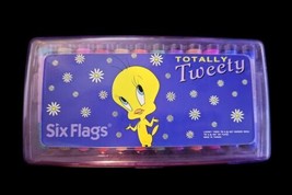 1997 Warner Bros Studios Six Flags Looney Tunes Totally Tweety 24ct Markers Case - $49.49