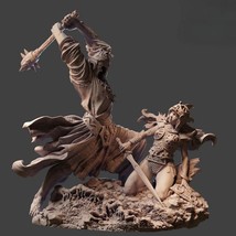 1/24 Resin Model Kit Eowyn and Nazgul Lord Fantasy Unpainted - £34.43 GBP