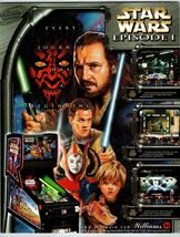 Star Wars Episode I Pinball FLYER Original Game Art Promo Unused 8.5" x ... - $7.28