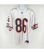 Chicago Bears Reebok Marty Booker Jersey Size M White Vintage - £46.53 GBP