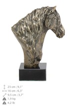Fresian Horse (third kind), horse marble statue, limited edition, ArtDog - £115.12 GBP