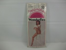Vintage Imagination Wonderbra Pantyhose White 1990 Fits 5&#39;0&quot;-5&#39;8&quot; 100-15... - $4.26