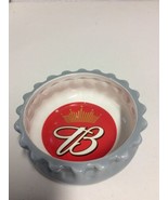 2005 BUDWEISER KING OF BEERS ANHEUSER BUSCH ASHTRAY DISH BOTTLE CAP 5x2” - £11.85 GBP