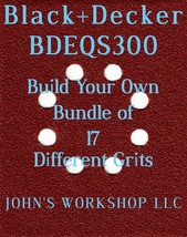 Build Your Own Bundle Black+Decker BDEQS300 1/4 Sheet No-Slip Sandpaper 17 Grits - $0.99