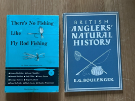 Lot Of Vintage There’s No Fishing Like Fly Rod Fishing &amp; British Anglers’ Natura - £11.00 GBP