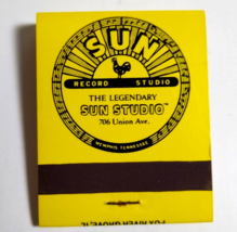 SUN Record Studios Matchbook Pack Of Matches Memphis Tenn ELVIS Match Book - £24.35 GBP