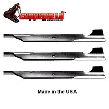 3pk Blade Set for Bobcat Ransomes 112111-01 32061 32061A 48&quot; Deck - £31.46 GBP