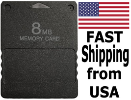 PS2 Memory Card 8MB (Playstation 2) - FAST Shipping From USA - £6.25 GBP