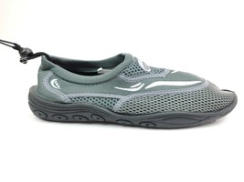 Men&#39;s Water Shoes Easy USA Wave Aqua Shoes Beach. Sauna, Gym, Grey Size 11 - $14.95