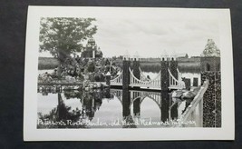 Postcard RPPC Peterson’s Rock Garden Old Bend Redmond Highway Bridge - £4.68 GBP