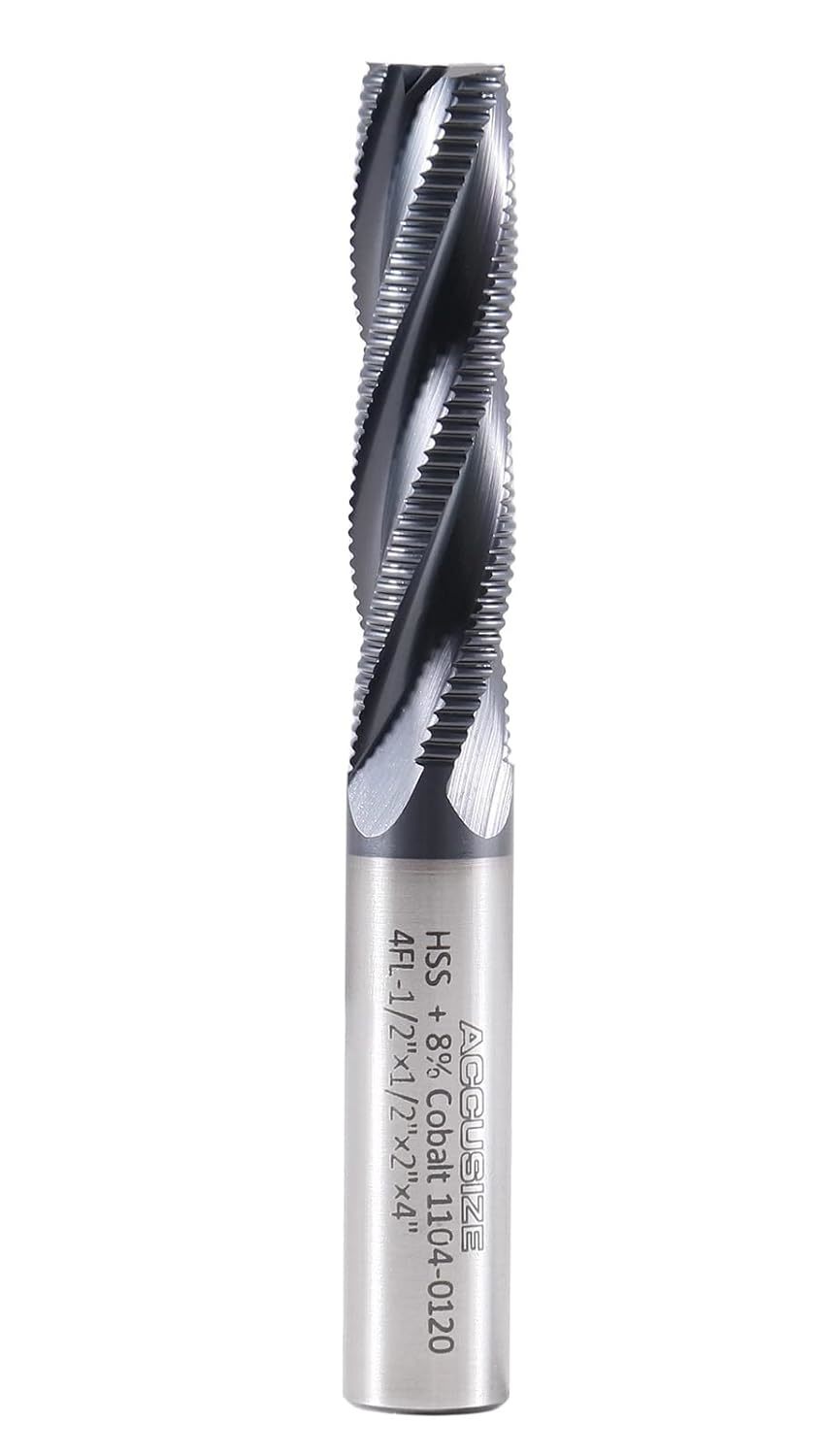 Accusize Industrial Tools 1/2&quot; Fine Tooth M42 8% Cobalt Titanium Roughin... - $47.97