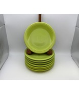 Set of 8 Vintage Homer Laughlin Fiestaware FIESTA CHARTREUSE Bread Plates - $79.99