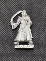 Y2K Ral Partha Robed Warrior With A Sword RPG Metal Miniature 1 1/4&quot; - $14.84