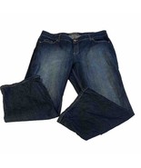 Riders By Lee Premium Women&#39;s Jeans Plus Sze 22W P Blue Denim Sticthed - $23.15 CAD
