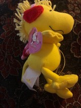 Peanuts Valentine Woodstock W/ Heart Earmuffs And Scarf Plush Stuffed Animal Toy - £11.66 GBP
