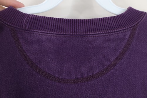 Vintage 90s Streetwear Womens XL Faded Blank Heavyweight Crewneck Sweatshirt Item image 7