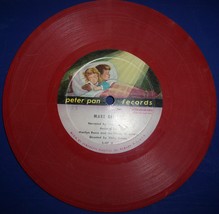 Vintage 78 Peter Pan Records Make Believe Red Children’s Record 7 in Rou... - $6.80 CAD