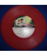 Vintage 78 Peter Pan Records Make Believe Red Children’s Record 7 in Rou... - $6.80 CAD