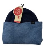 Levis Fleece Lined Turn Cuff Beanie Blue New - £8.90 GBP