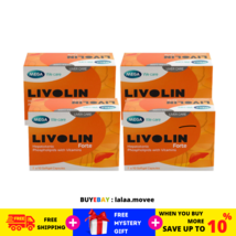 4 Boxes 50&#39;S Livolin Forte Liver Cleanse Detox Vitamin Supplement FREE SHIP - £57.14 GBP