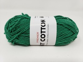 Premier Yarns Just Cotton Yarn - 2.1 oz. 104 Yds - Christmas Green - New - £6.86 GBP