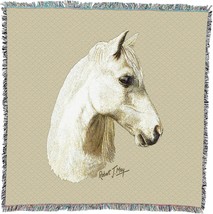 Pure Country Weavers Welsh Pony Blanket By Robert May - Equestrian Gift, 54X54 - $64.99