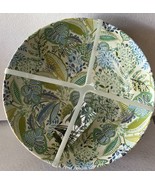 SET 4 Tommy Bahama Tropical Natural Palm Print SALAD BOWLS Melamine Gree... - €21,22 EUR