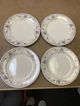 4 Salad Plates 8 1/4&quot; NORITAKE Ivory China #7327 GALLERY (Adagio) Japan - £22.65 GBP