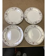 4 Salad Plates 8 1/4&quot; NORITAKE Ivory China #7327 GALLERY (Adagio) Japan - $39.30 CAD