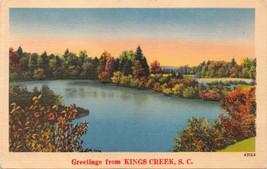 Kings Creek South Carolina ~ Greetings From Cartolina 1940s - £6.04 GBP