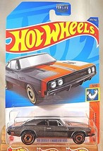 2022 Hot Wheels #209 Muscle Mania 3/10 &#39;69 DODGE CHARGER 500 Gray w/Gold AD Sp - £5.85 GBP