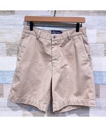 Southern Tide 7.5&quot; Allen Fit Flat Front Chino Shorts Beige Khaki Cotton ... - $34.64