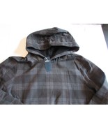 Hollister California Men&#39;s Sz Large Grey Black Pullover Hoodie Cotton Logo - €29,84 EUR