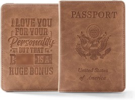 Gifts For Him, Valentines Day Gifts For Him, Passport Holder Wallet - £15.81 GBP