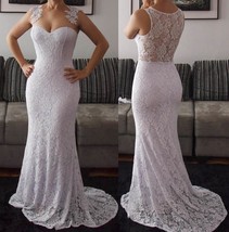 Charming Sheath Lace Wedding Dresses Bridal Dress  - £205.43 GBP