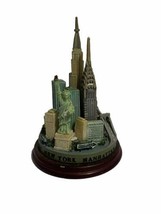 New York Manhattan 3-D Model 4 1/2 High Statue Of Liberty, Empire State Building - £24.21 GBP