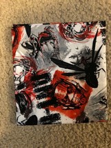 Ant Man Super Hero Insect Blk Red Print 100% Cotton Fat Quarter 18&quot;x22&quot; NEW Mask - £5.34 GBP