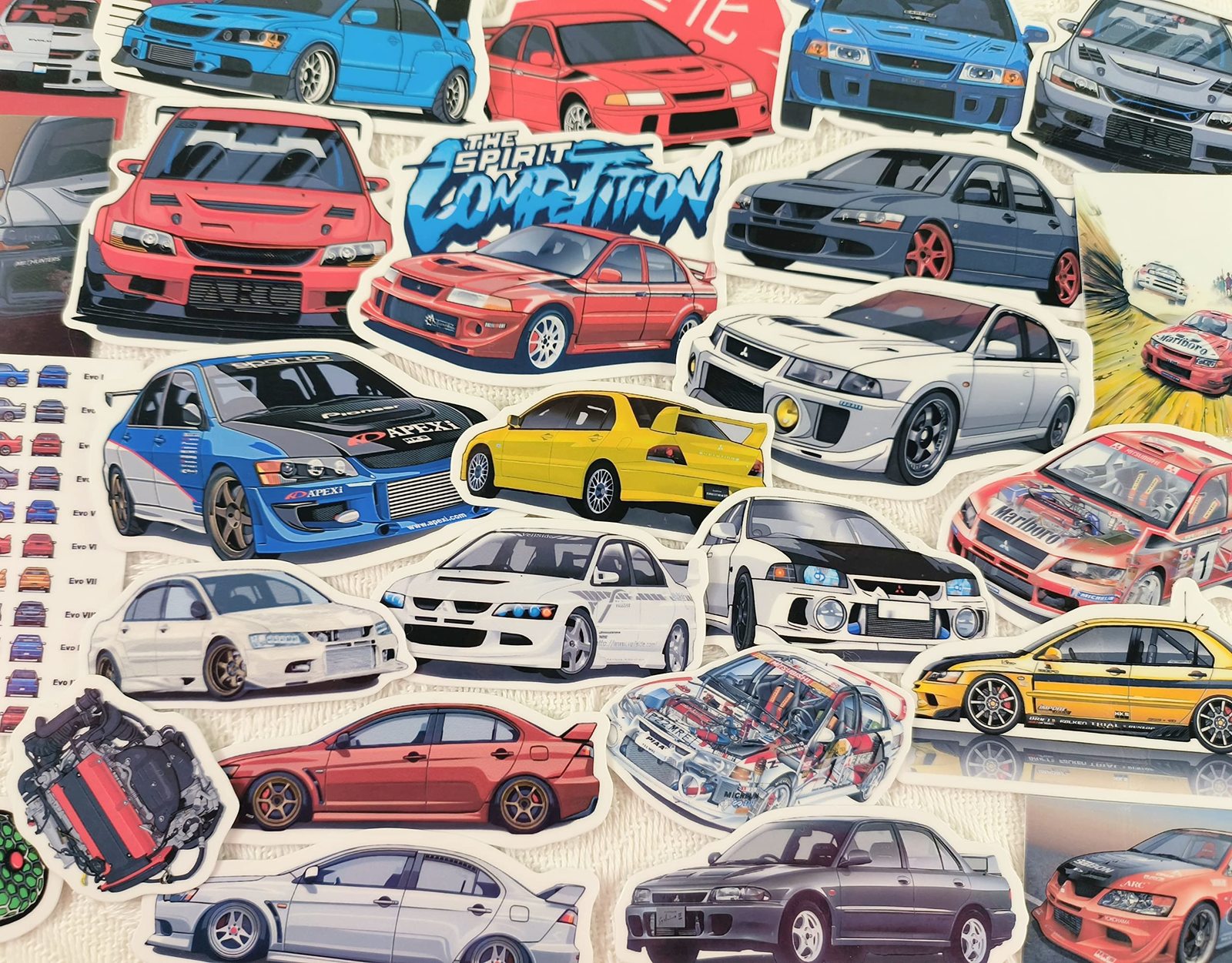 Classic Japanese Rally Legend Mitsubishi Lancer Evolution Evo JDM Legend... - $14.70