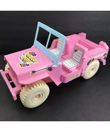 Powder Puff By Empire Vintage 18&quot; Pink Jeep 1973 Plastic Carolina Enterp... - €16,86 EUR