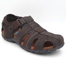 Nunn Bush Men Fisherman Sport Sandals Rio Bravo Size US 12M Brown Faux L... - £38.14 GBP