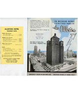 The Allerton Hotel Brochure Michigan Avenue Chicago Illinois 1940&#39;s Tip ... - £29.63 GBP