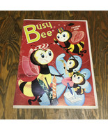 Vintage busy bee coloring book activity book movie photo prop - £15.53 GBP