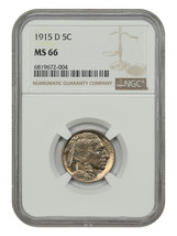 1915-D 5C NGC MS66 - $3,921.23