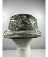 Air Force Utility Hat Cap Adult 7  Green Camo Cotton Nylon Military - $763.18 MXN