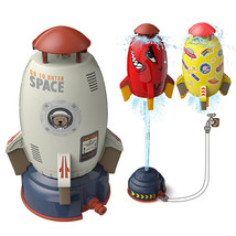 Rocket Launcher Toys Outdoor Rocket Water Pressure Lift Sprinkler Toy Fun Intera - £30.69 GBP+